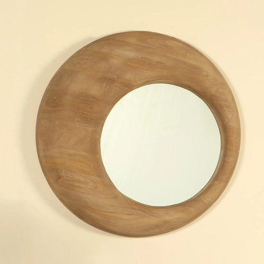 Cresma Wooden Crescent Mirror