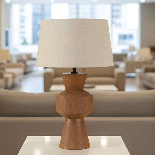 Colonna Geometric Wooden Lamp