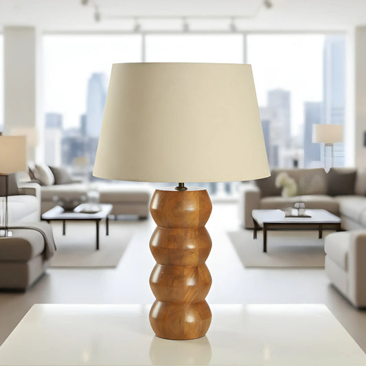 Kairo Stacked Wooden Lamp