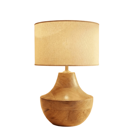 Tero Segmented Wooden Lamp