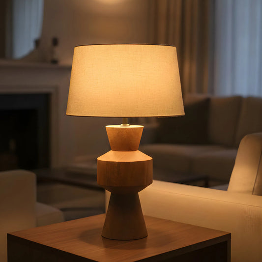 Colonna Geometric Wooden Lamp