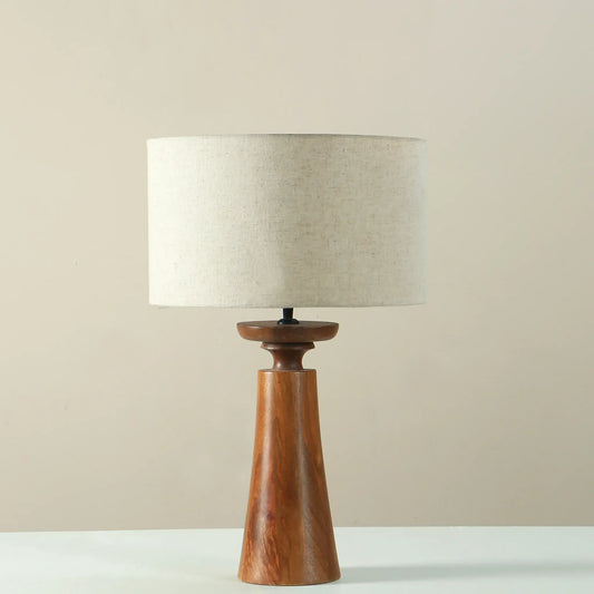 Aurelo Turned Wooden Lamp