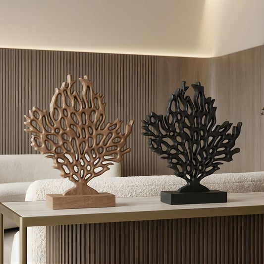 Marceau Wooden Coral Sculpture