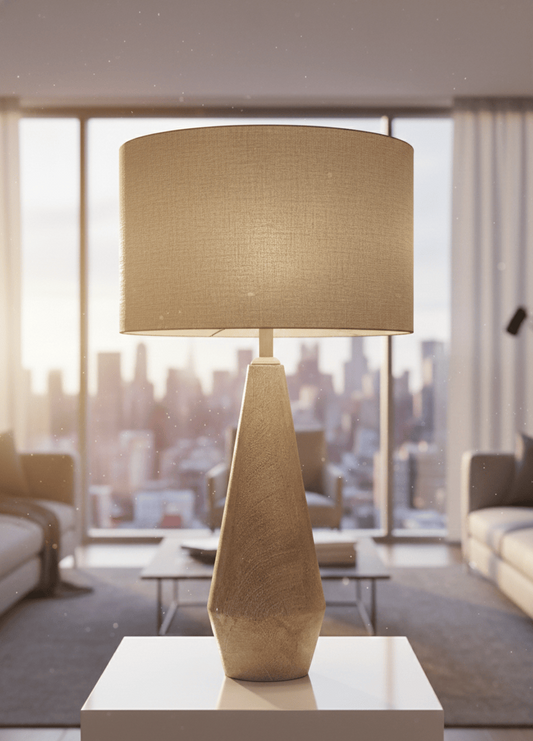 Orven Handcrafted Wooden Table Lamp
