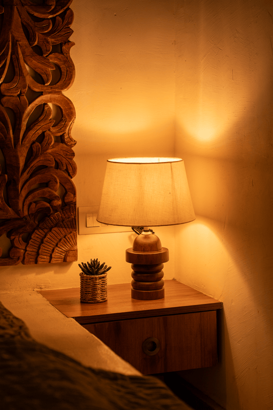 The Amina Perforated Bell Pendant Light